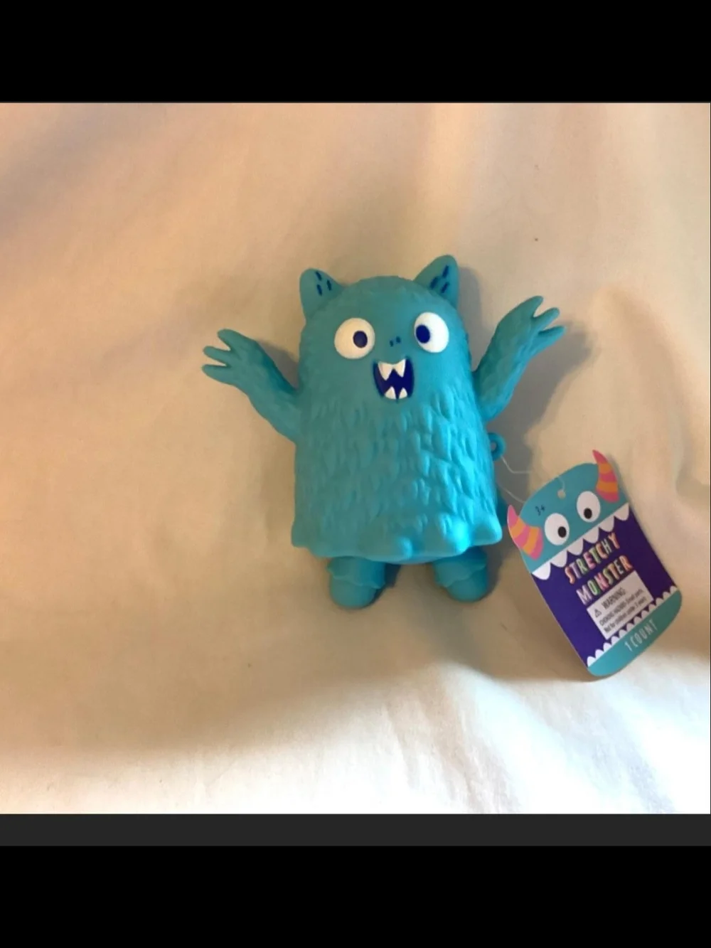 Blue Stretch Monster Toy - Cute Plush-Style Kids Figure